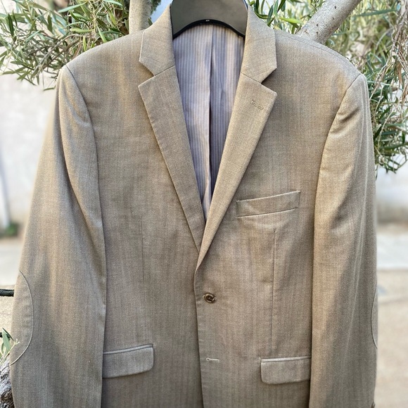 NW Black Brown 1826 Silk Wool Sport Coats, Sz 42L - Picture 3 of 14